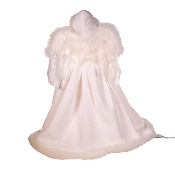 Kurt S. Adler UL 10-Light White Angel Tree Topper