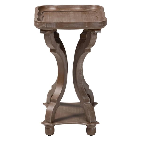 Baxton Studio Yannick French Country End Table