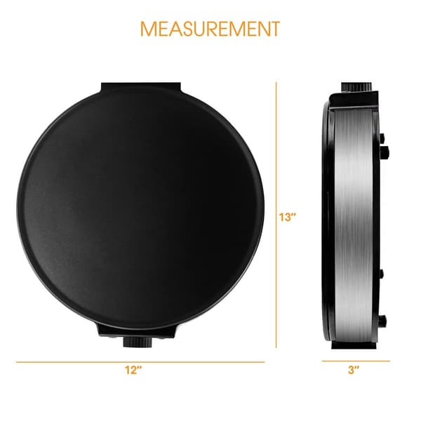 MegaChef Nonstick Crepe & Pancake Maker Breakfast Griddle