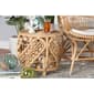 Baxton Studio Saranna Modern Bohemian Rattan End Table - image 4