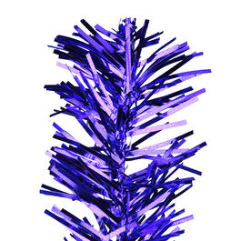 National Tree 2ft. Black and Purple Tinsel Tree