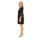Petite MSK 3/4 Bell Sleeve Rhinestone Trim Shift Dress - image 4