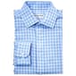 Mens Christian Aujard Slim Fit Stretch Plaid Dress Shirt - Blue - image 1