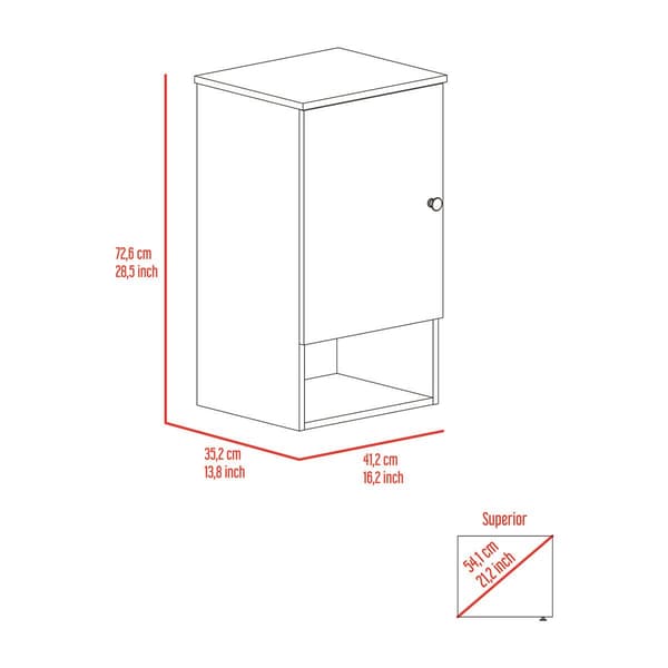 FM FURNITURE Alaska Medicine Cabinet