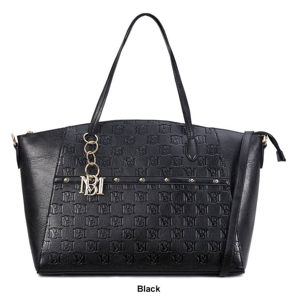 Badgley Mischka Caroline Vegan Leather Tote Weekender Travel Bag