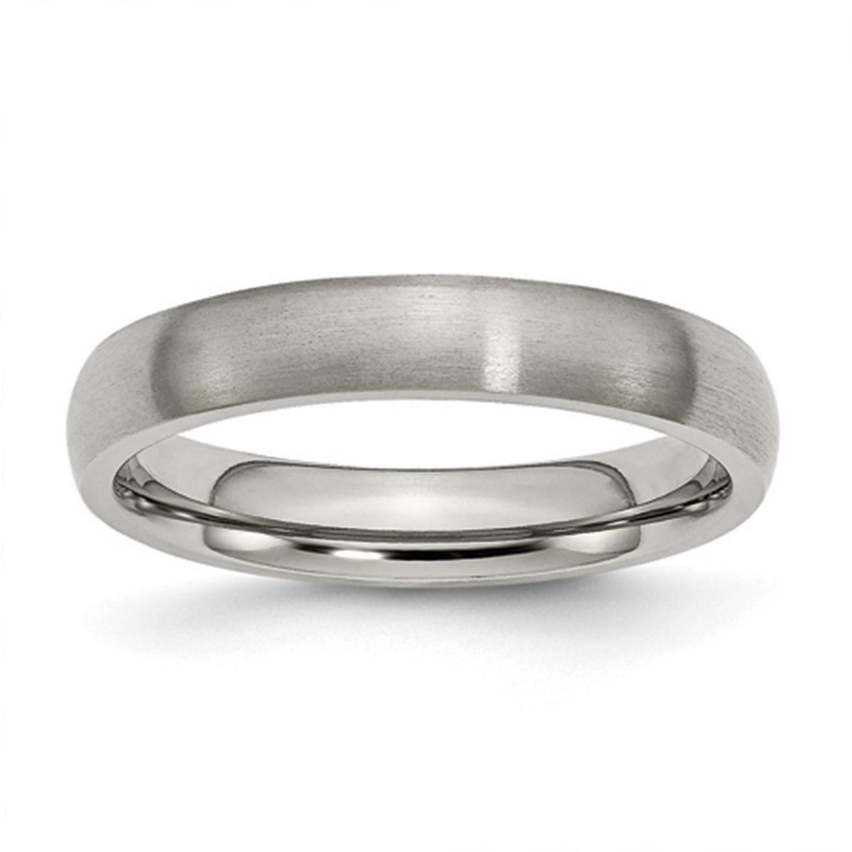 Mens Endless Affection™ Titanium 4mm Brushed Band