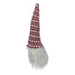 Northlight LED Red/White/Grey Knit Gnome Head Christmas Ornament - image 2