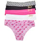 Womens Juicy Couture 5pk Laser Bikini Panties JC92135PKDQ - image 1