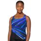 Womens Reebok Ocean Mist Racerback Tankini Swim Top - image 1