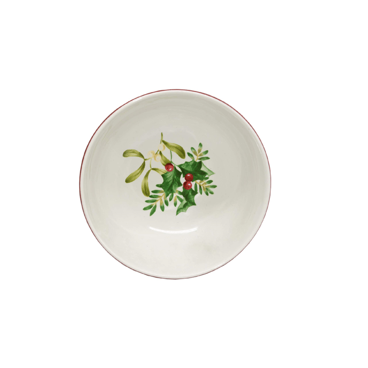222 Fifth Christmas Foliage 12pc. Porcelain Dinnerware Set