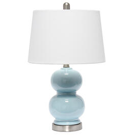 Lalia Home Classix Dual Orb Table Lamp w/Fabric Shade