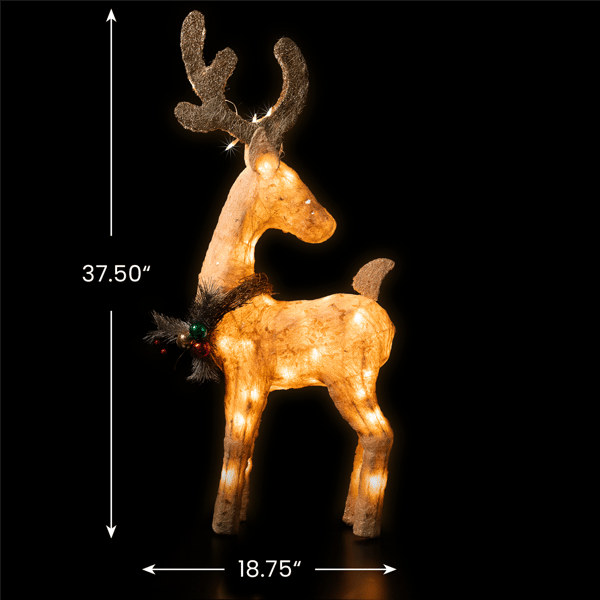 Northlight Lighted Reindeer Outdoor Christmas Decoration