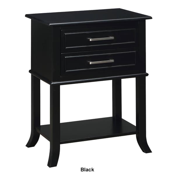Convenience Concepts Sydney 2 Drawer End Table