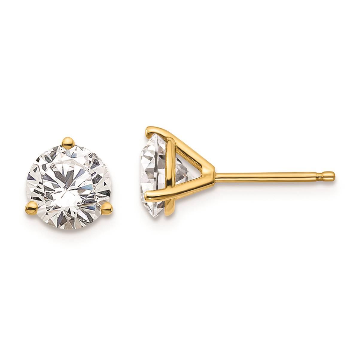 Pure Fire 14kt. Yellow Gold 2ctw. Certified Lab Diamond...