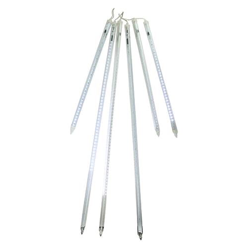 Northlight Seasonal Dripping LED Icicle Snowfall 6pc. Light Tubes - image 