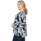 Plus Size Emaline Seabreeze Essence Button Front Floral Blouse - image 4