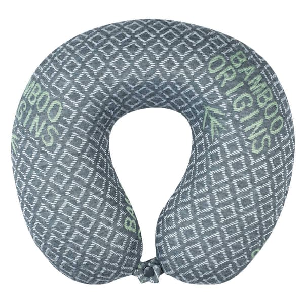 Pur Serenity Bamboo Origin Allover Memory Foam Travel Neck Pillow - image 