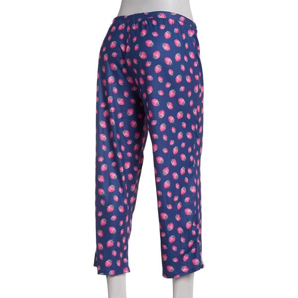 Womens Jessica Simpson Strawberry Fields Capri Pajama Pants