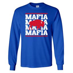 Mens Tailgate All Day Mafia Long Sleeve Tee