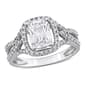 Gemstone Classics&#40;tm&#41; 10kt. White Gold White Sapphire Ring - image 1