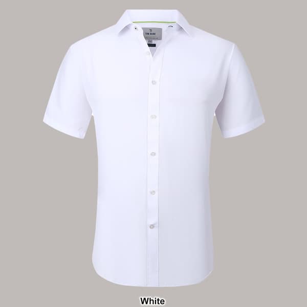 Mens Tom Baine Short Sleeve Regular Fit Solid Dress Shirt
