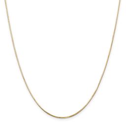 Unisex Gold Classics(tm) 1.20mm. 14k Gold Octagonal Snake Necklace