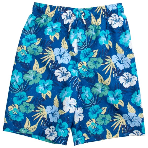 Boys (4-7) SURFZONE(R) Floral Swimsuit - image 