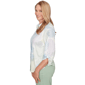 Petite Alfred Dunner St. Augustine Floral Butterfly Button Blouse - image 4