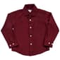 Boys (4-7) Bill Blass Long Sleeve Dress Shirt - Wine - image 1