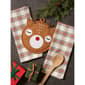 DII® Rudy Reindeer Pot Holder Gift Set of 3 - image 3