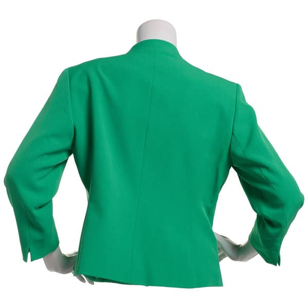 Plus Size Kasper Long Sleeve Open Seamed Jacket