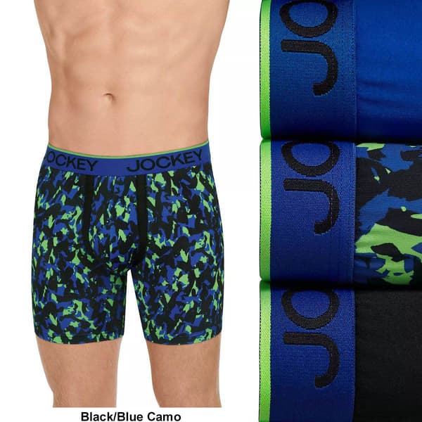 Mens Jockey® 3pk. Chafe Proof Pouch Boxer Briefs