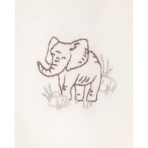 Baby Unisex &#40;NB-12M&#41; Carter&#8217;s&#174; 3pc. Elephant /Stripe Cardigan Set