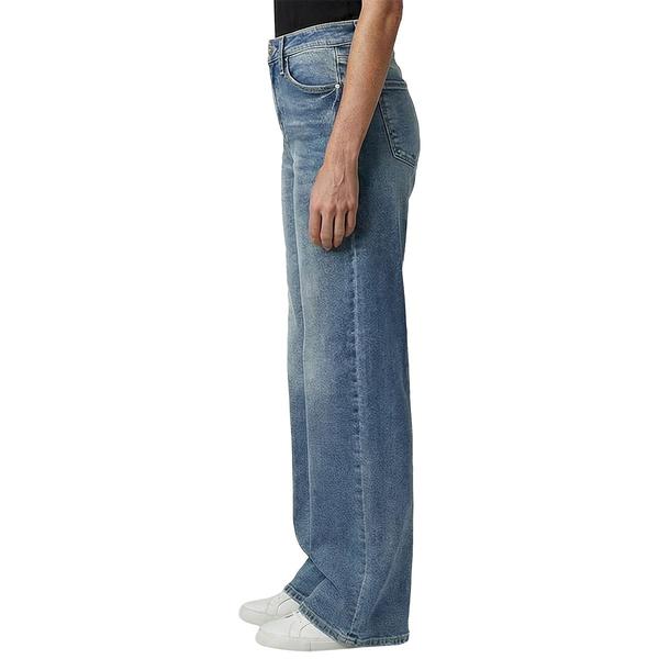 Womens Royalty High Rise Premium Stretch Wide Leg Jeans