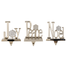 Northlight 3pc. Peace, Joy, & Noel Christmas Stocking Holders