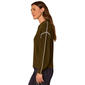 Plus Size Democracy Long Blouson Sleeve Blanket Stitch Sweater - image 3