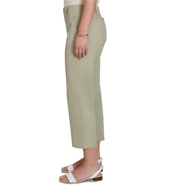 Petites Heart''s of Palm Bloom Service Solid Fine Twill Front Poc