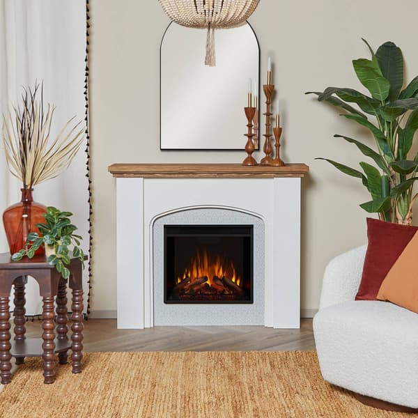 Real Flame Anika Mantel Electric Fireplace