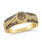 Le Vian(R) Chocolate Diamonds(R) & Nude Diamonds(tm) Cross-Over Ring - image 1