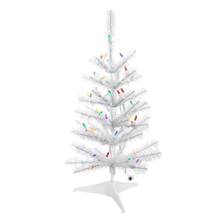 Kurt S. Adler 2ft. Pre-Lit LED Pine Christmas Tree
