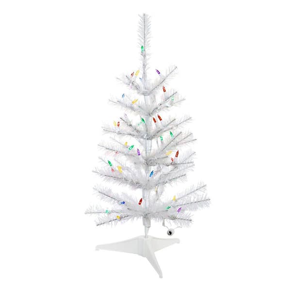 Kurt S. Adler 2ft. Pre-Lit LED Pine Christmas Tree - image 