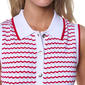 Womens Nautica Sleeveless Button Down Chevron Sweater Vest - image 4