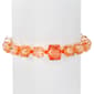 Ashley Cooper™ Gold-Tone Peach Ombre Stretch Bracelet - image 2