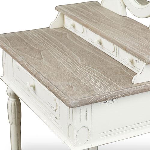 Baxton Studio Anjou Dressing Table & Mirror