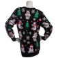 Plus Size Holiday Hype Button Front Polar Bears Cardigans - image 2