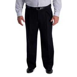 Mens Big &amp; Tall Haggar(R) Pleated Iron Free Pants