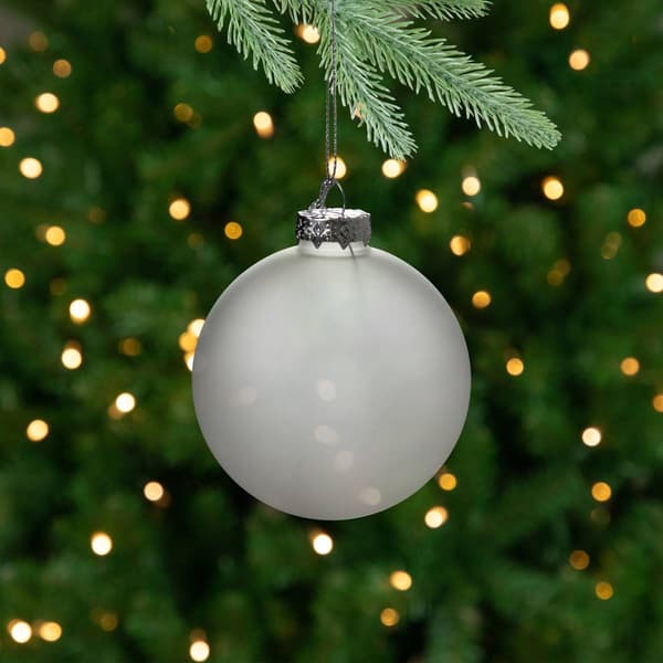 Northlight Seasonal 6ct. Frosted Glass Christmas Ball Ornaments