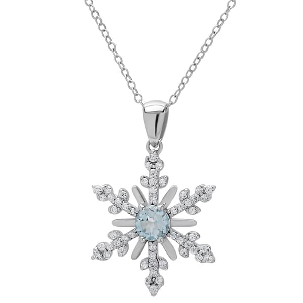 Gianni Argento Snowflake Bt/Cz Pndt - image 