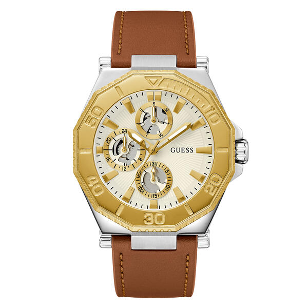 Mens Guess Two-Tone Multi-Function Watch - GW0704G1 - image 