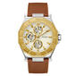 Mens Guess Two-Tone Multi-Function Watch - GW0704G1 - image 1